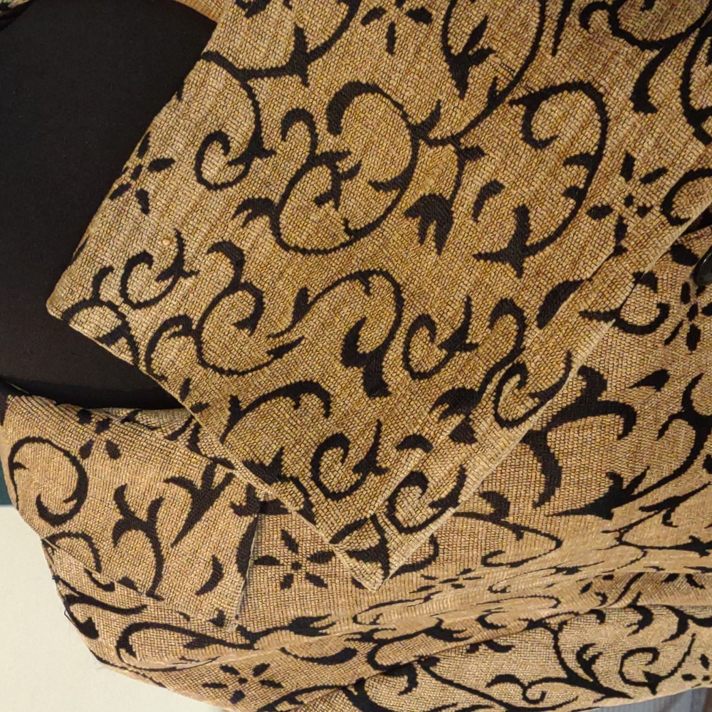 Sag Harbor Sz 18 Tan & Black Lightweight Blazer / Shell - Picture 3 of 6